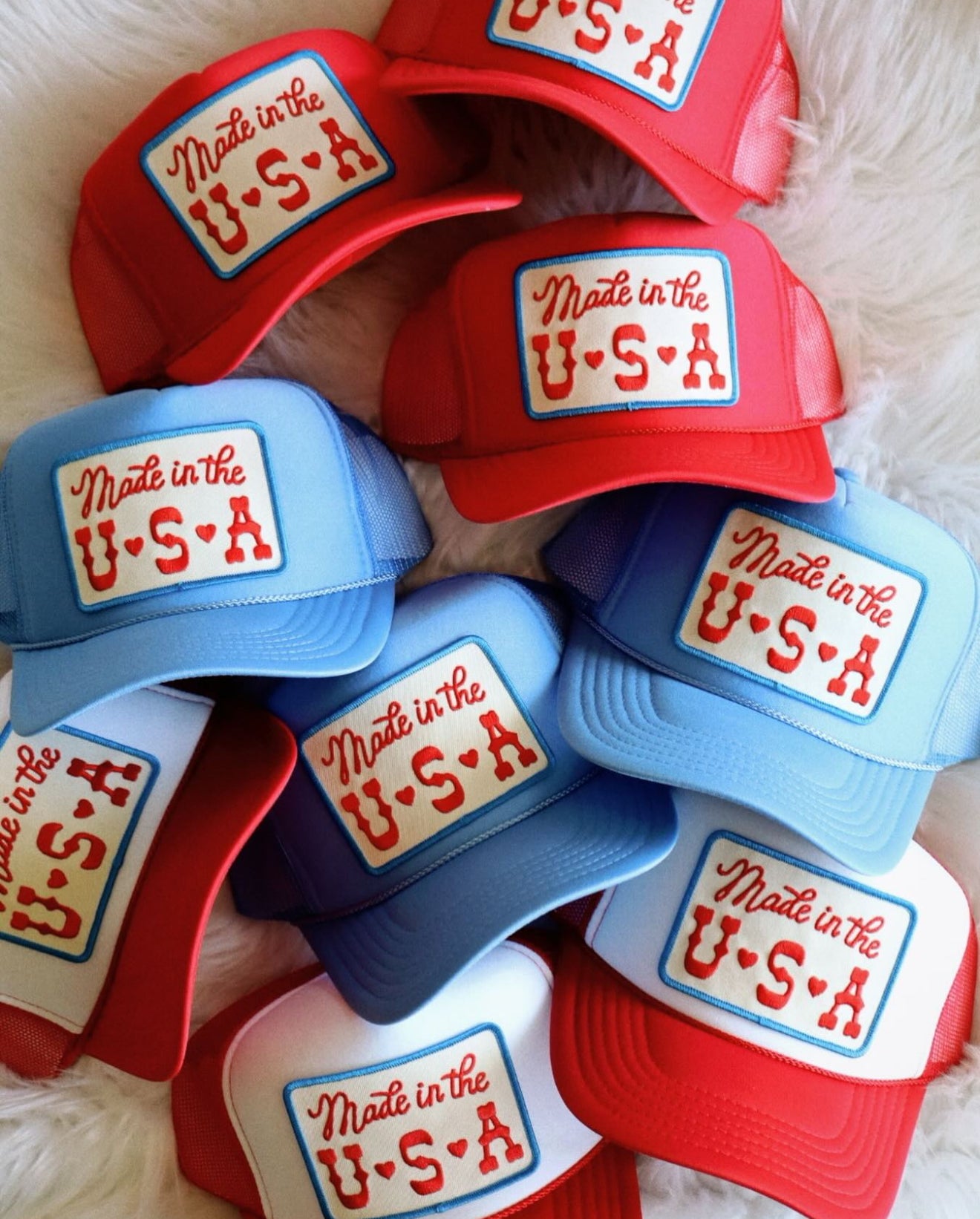 Made In the USA Patch Trucker