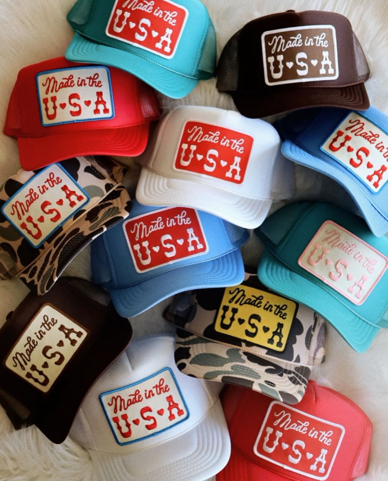 Made In the USA Patch Trucker