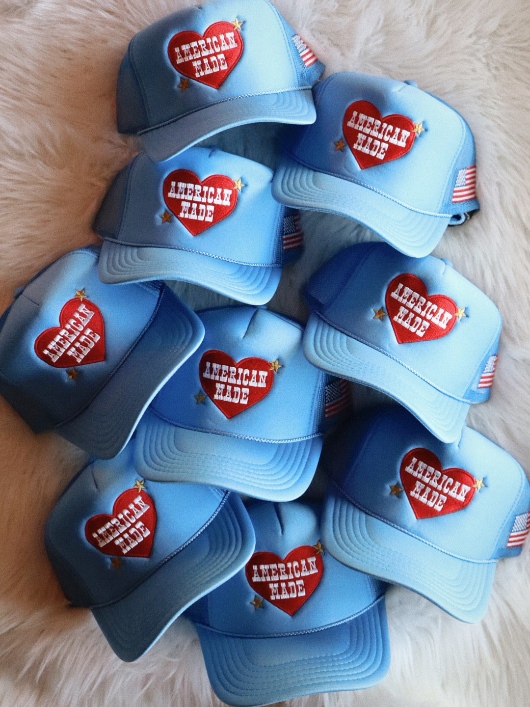 American Made Embroidered Trucker Hat