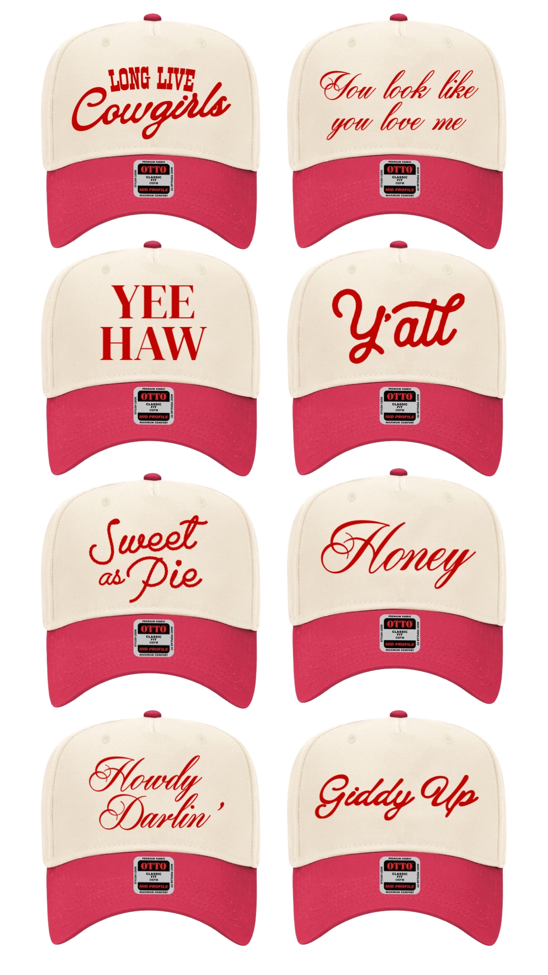 Custom Embroidered Hat (Pre-digitized designs)
