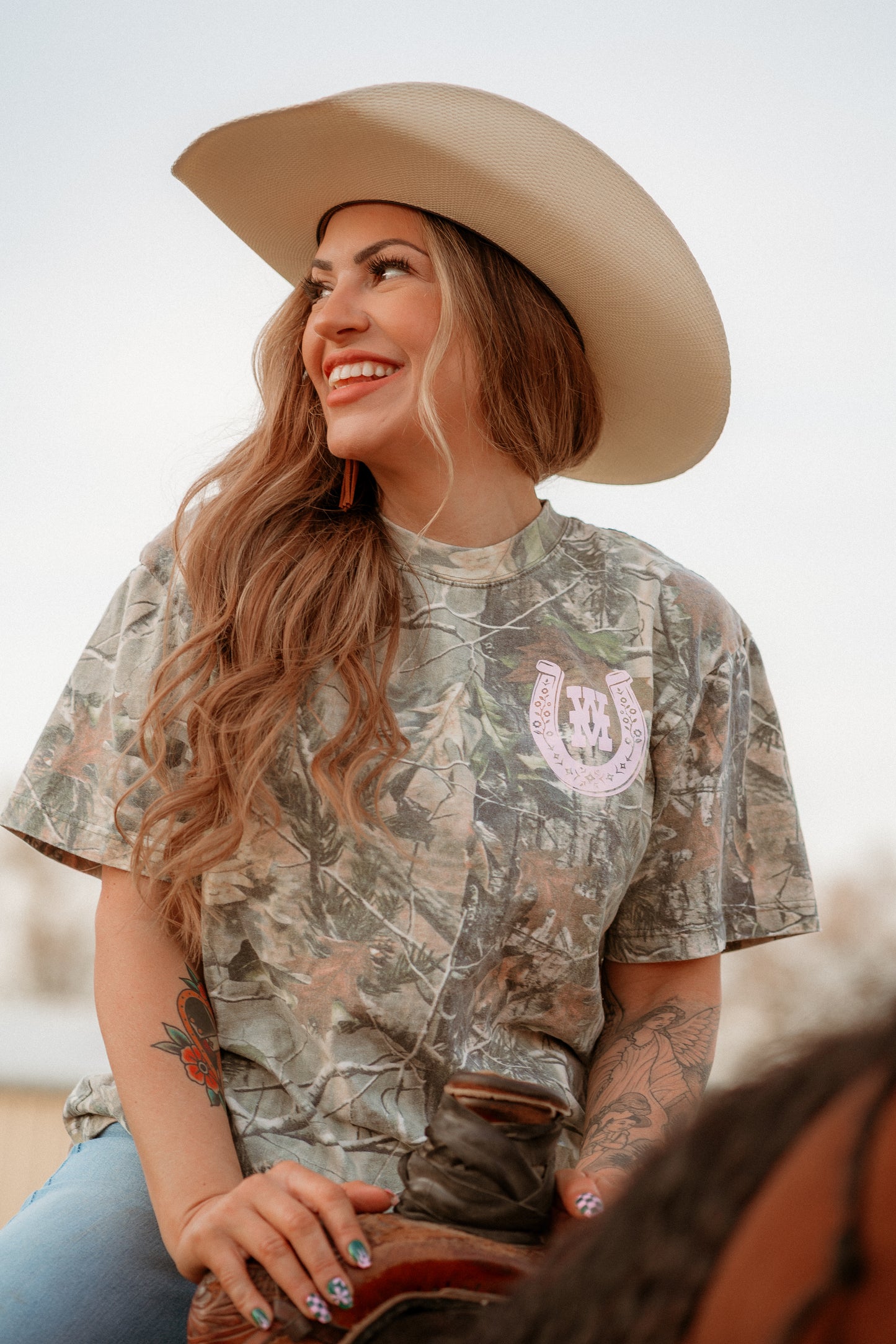 Dive Bar Beers Vintage Wash Camo Tee