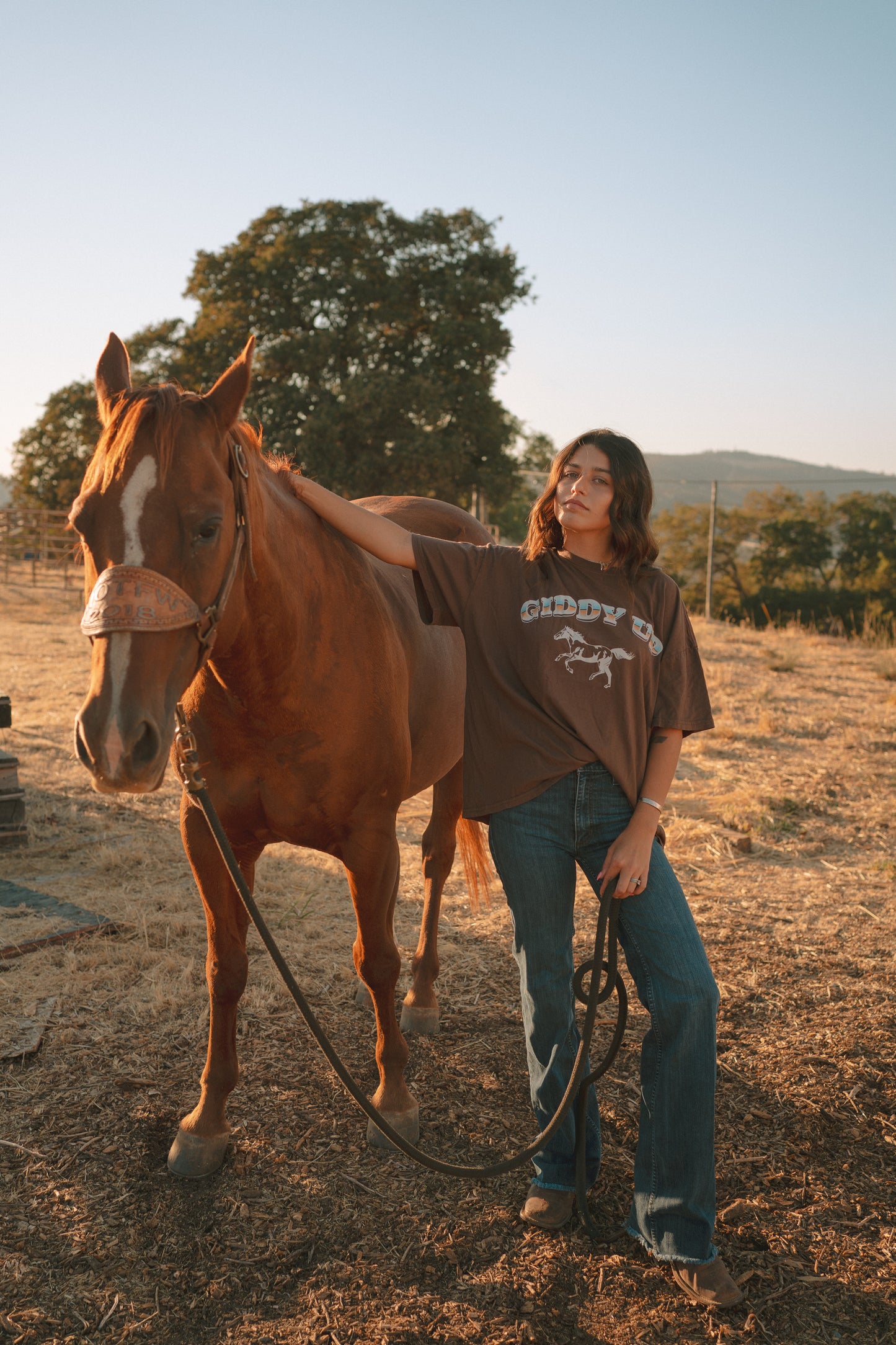 Giddy Up Boyfriend Tee