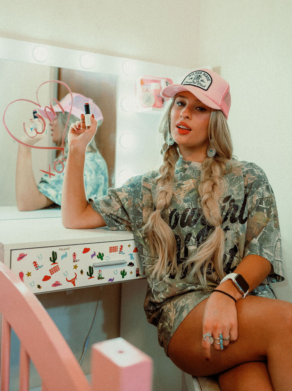 Wilder Made Cowgirl Club Patch Trucker Hat
