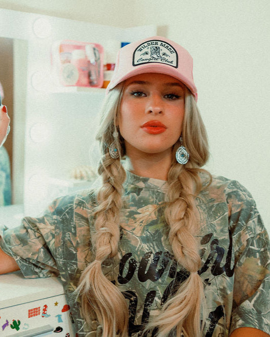 Wilder Made Cowgirl Club Patch Trucker Hat