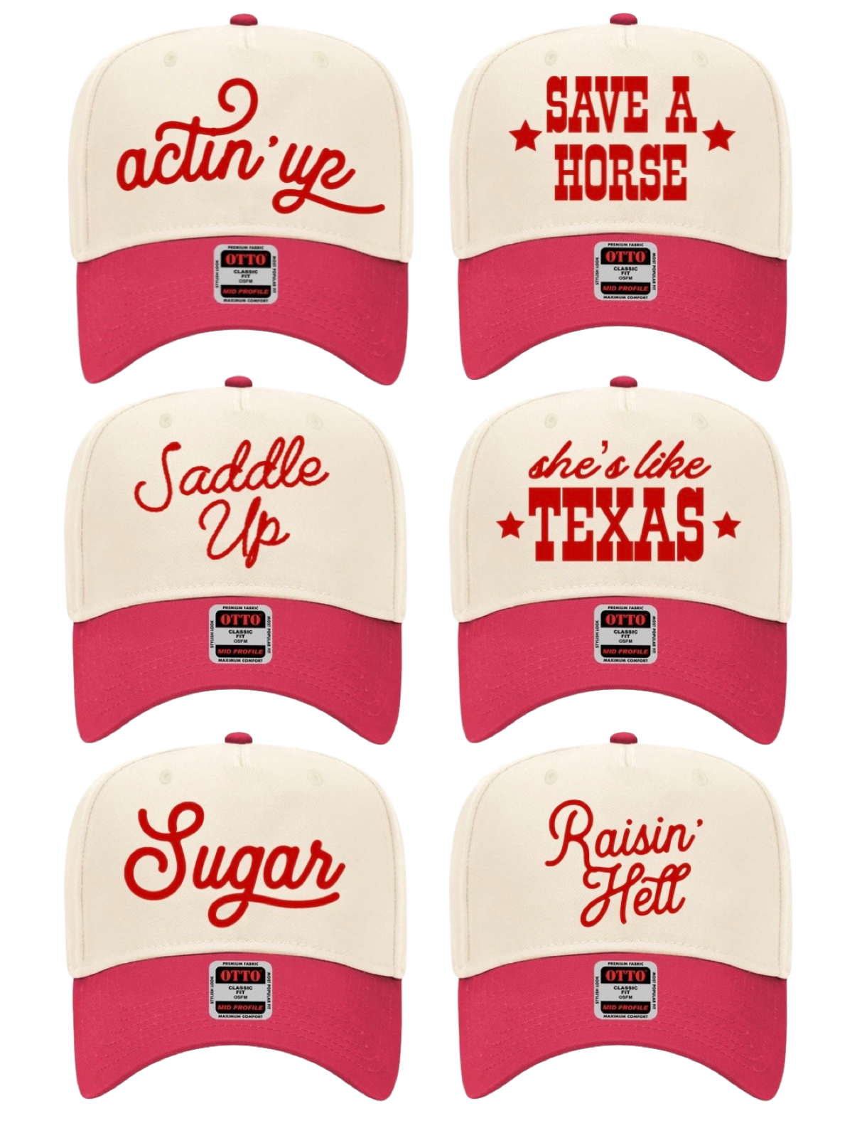 Custom Embroidered Hat (Pre-digitized designs)