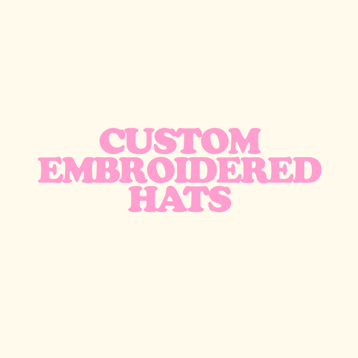 Custom Embroidered Hats