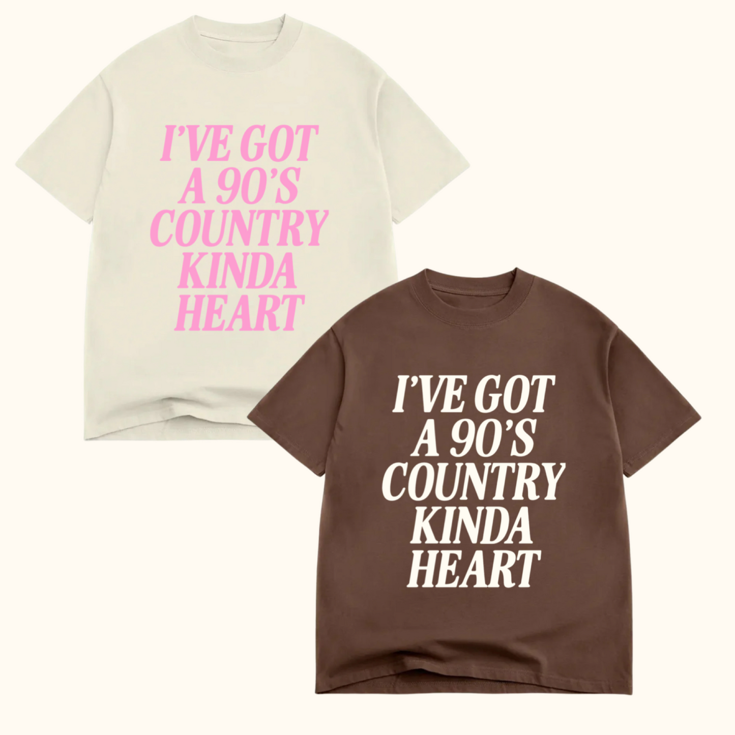 90's Country Kinda Heart Tee