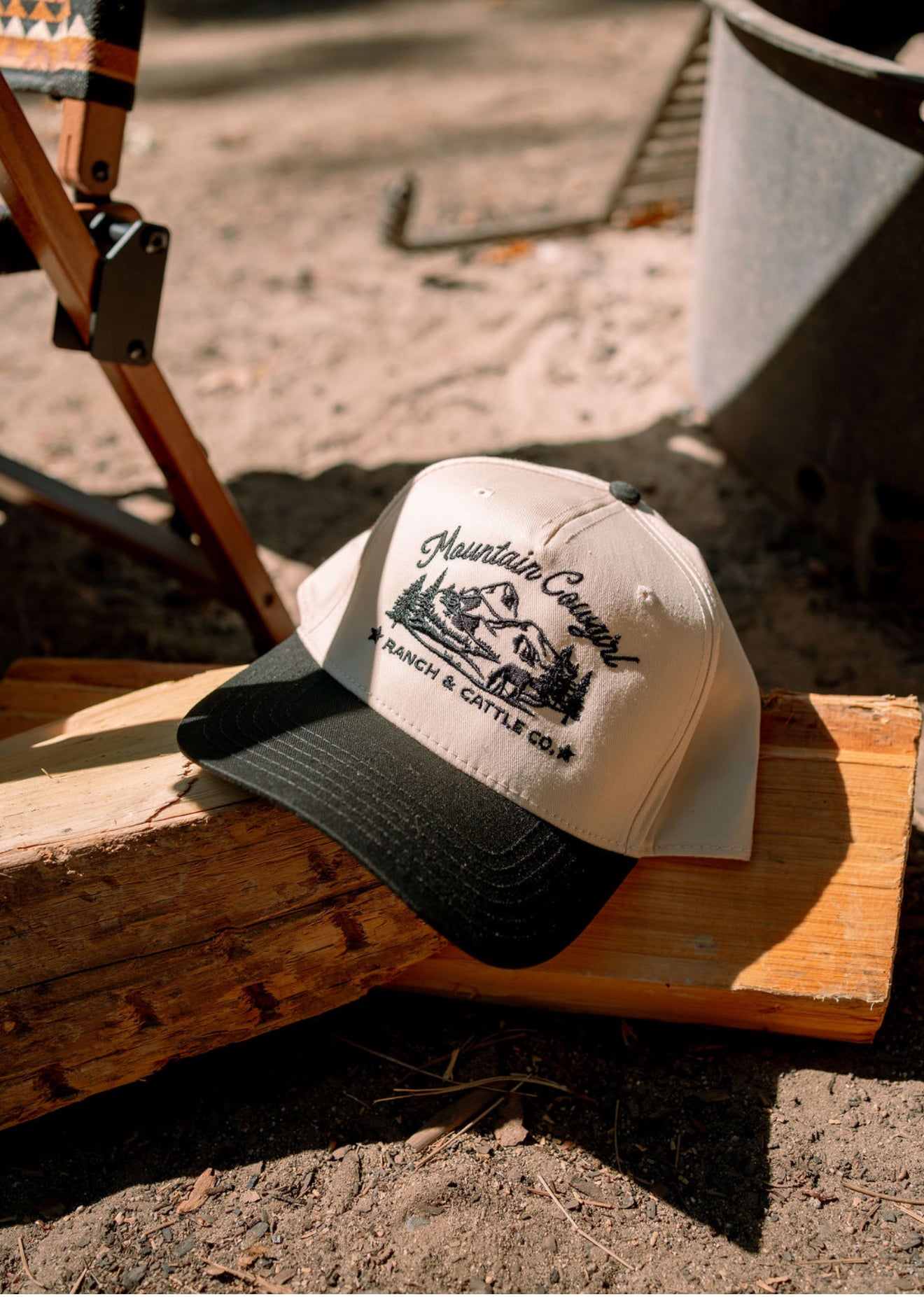 Mountain Cowgirl Embroidered Hat
