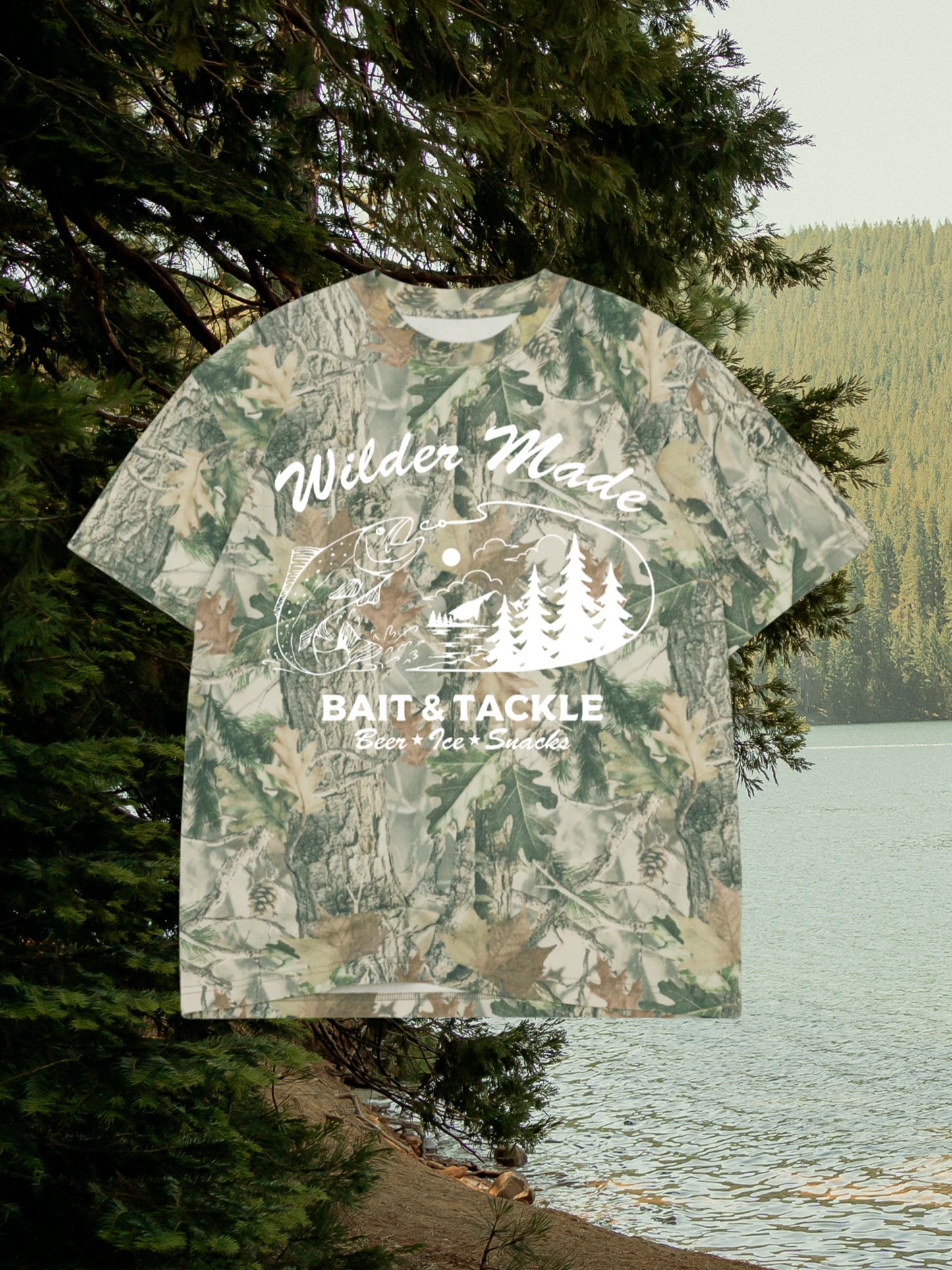 WM Bait & Tackle Camo Tee