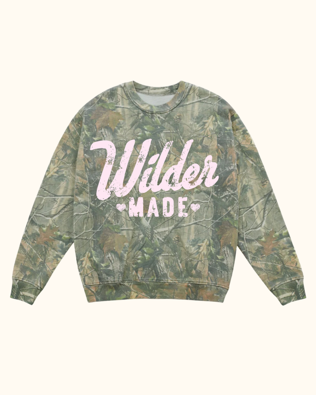 Wilder Made Camo Crewneck