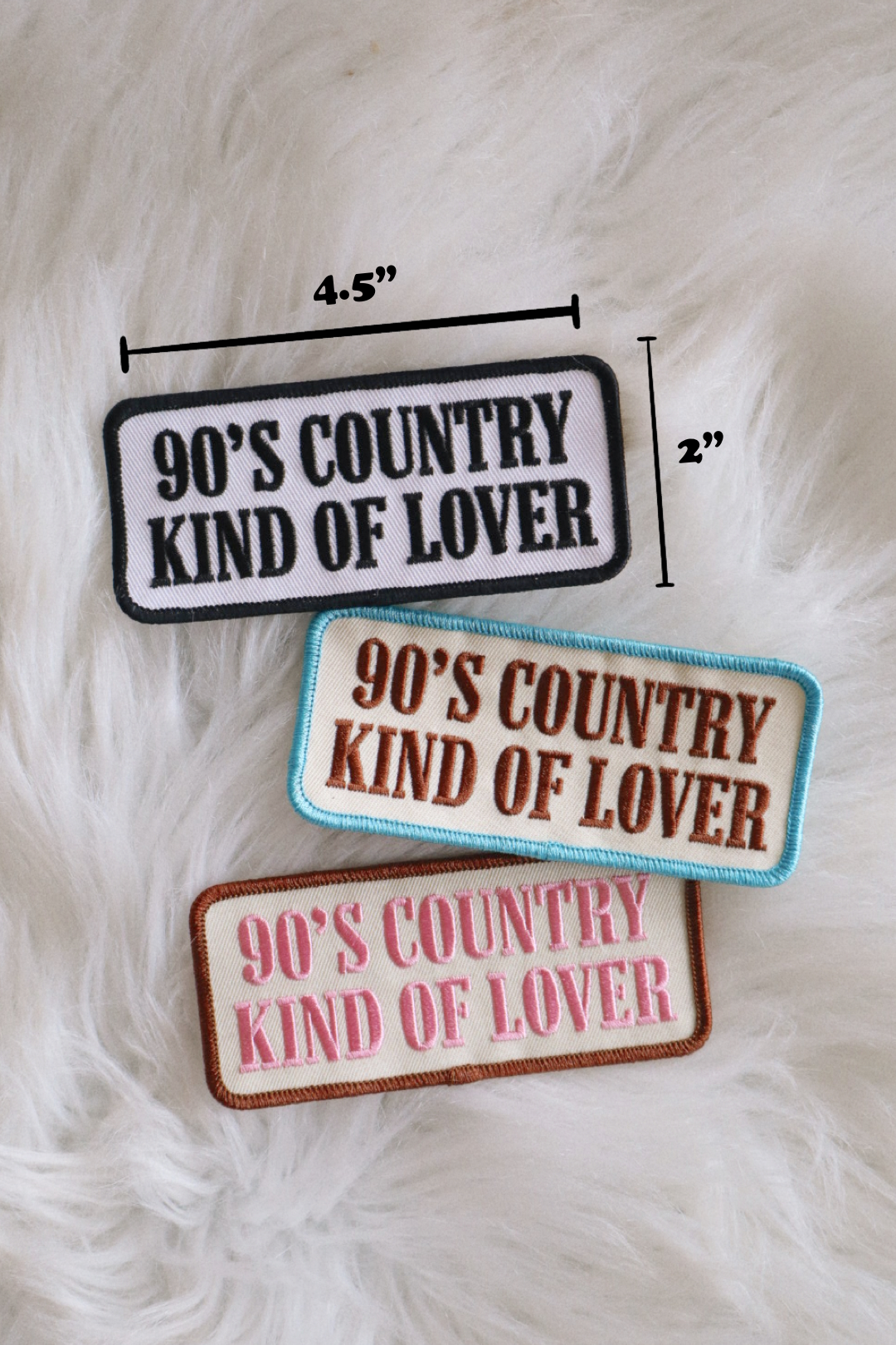 90's Country Kind of Lover Iron On Patch