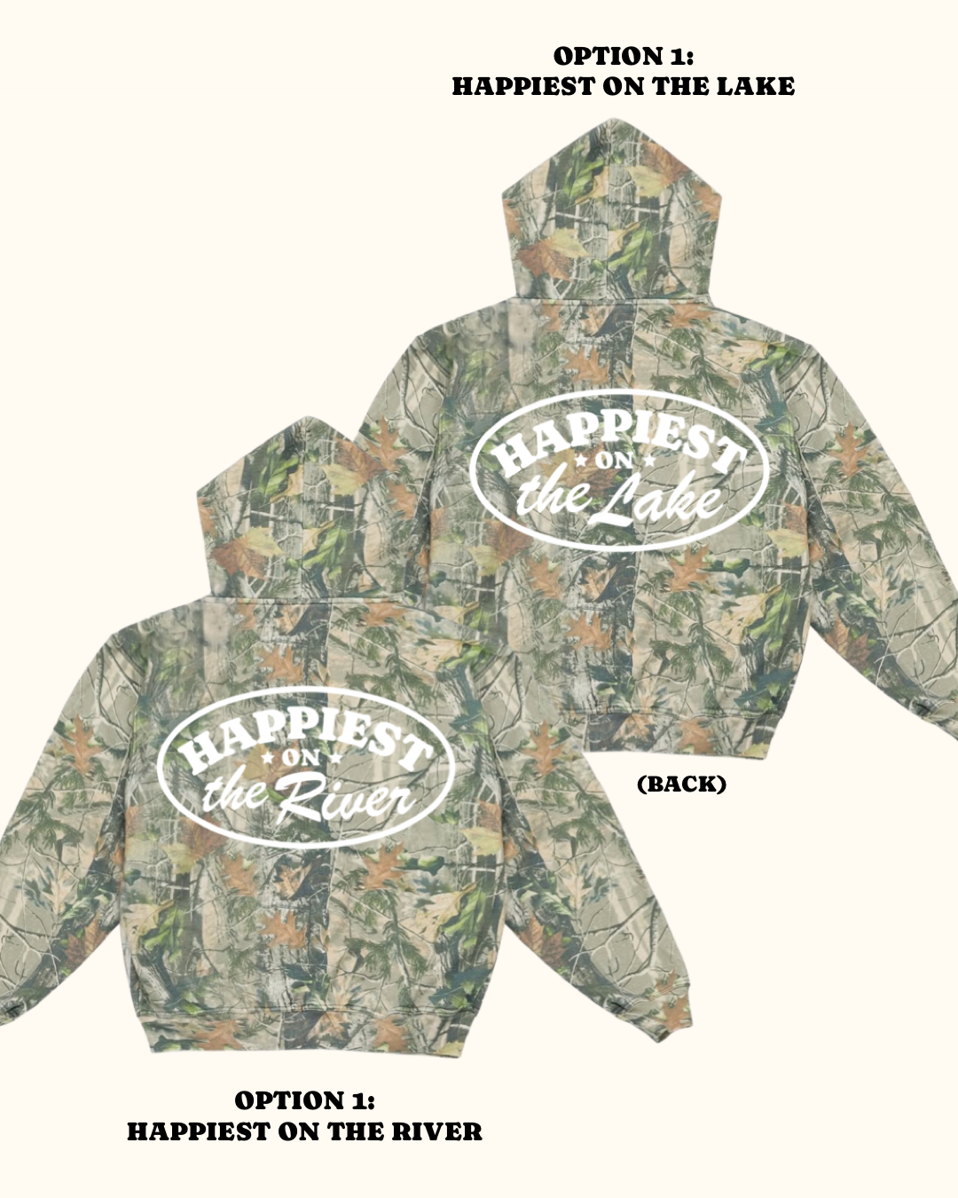 Vintage Wash Camo Zip Up