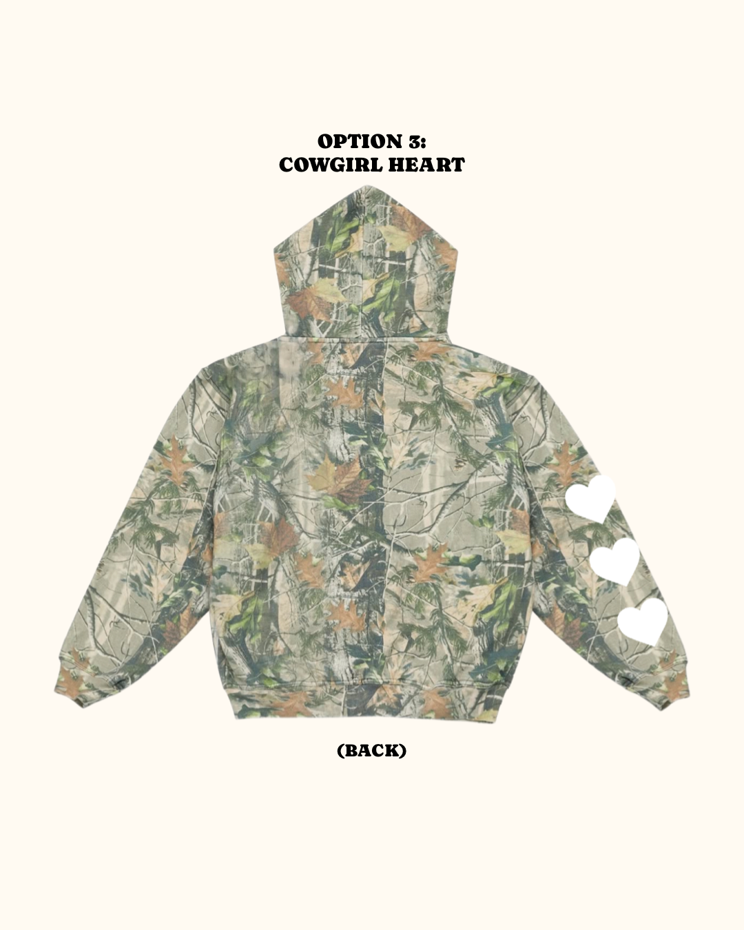 Vintage Wash Camo Zip Up