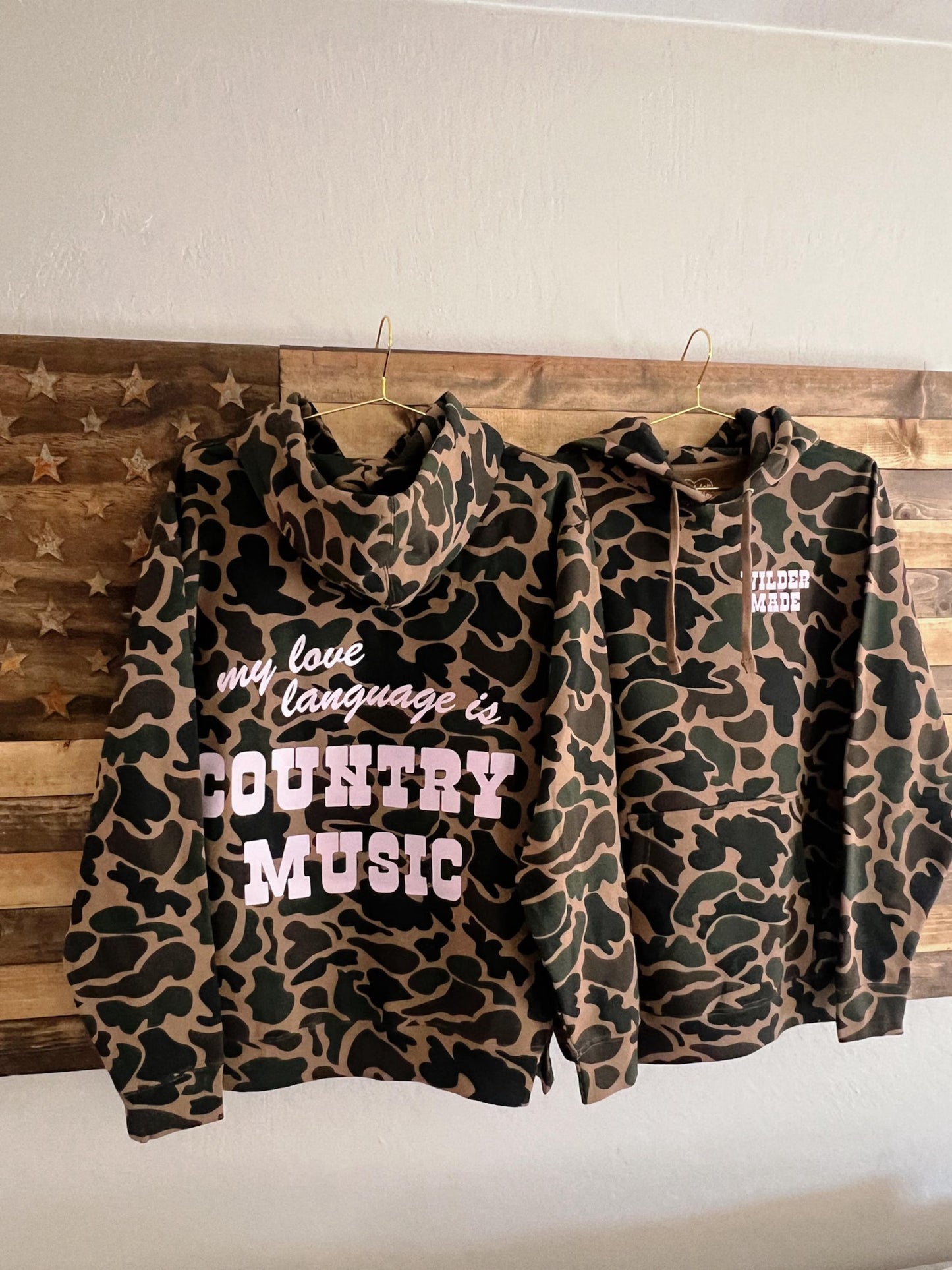 Country Music Duck Camo Hoodie