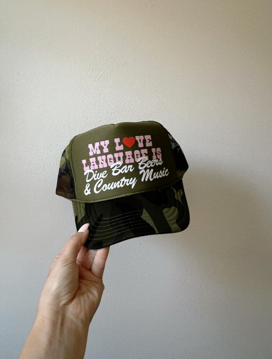 My Love Language Custom Trucker Hat