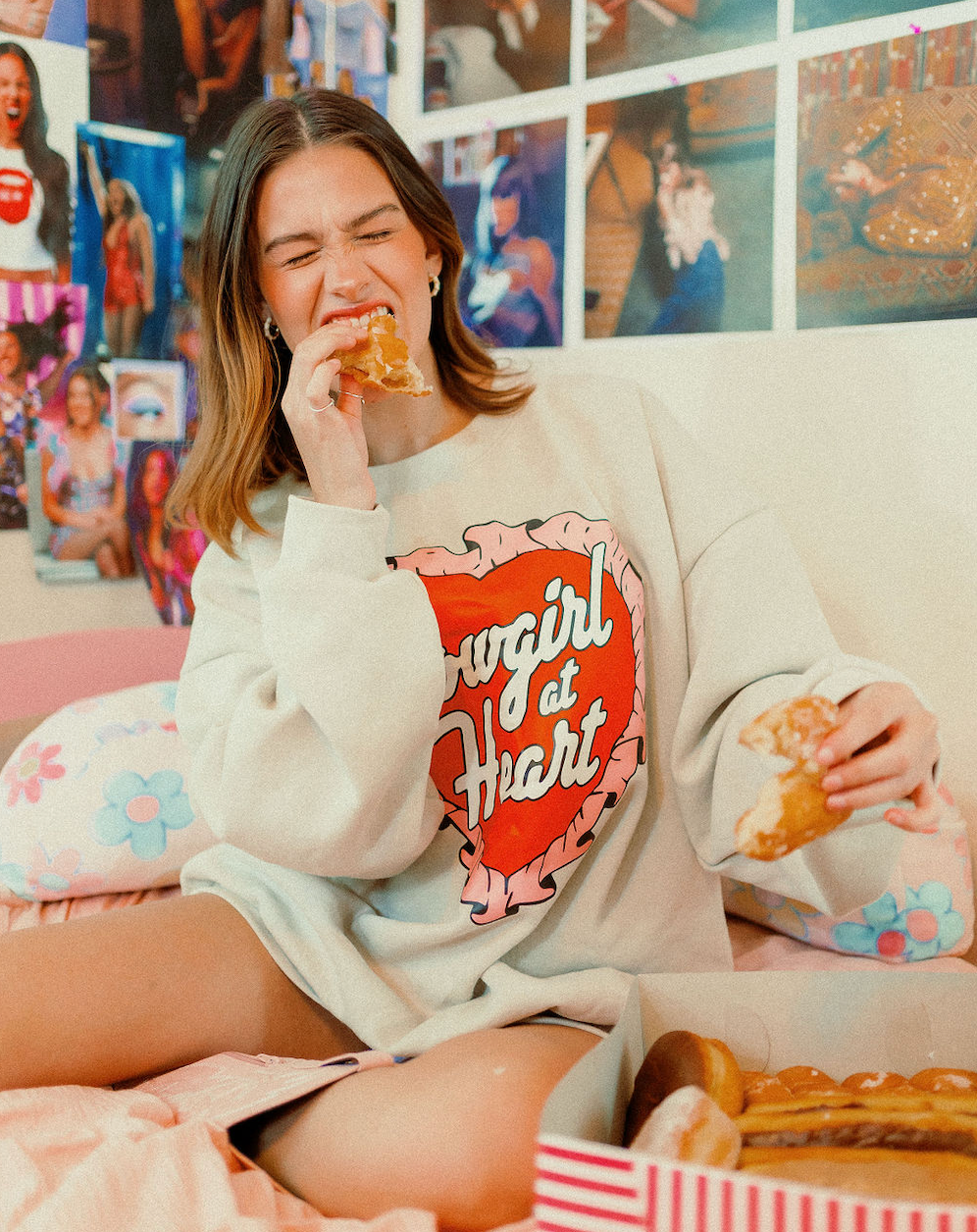 Cowgirl at Heart Premium Crewneck