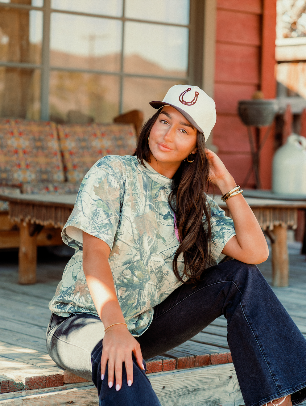 Western Heart Embroidered Trucker Hat