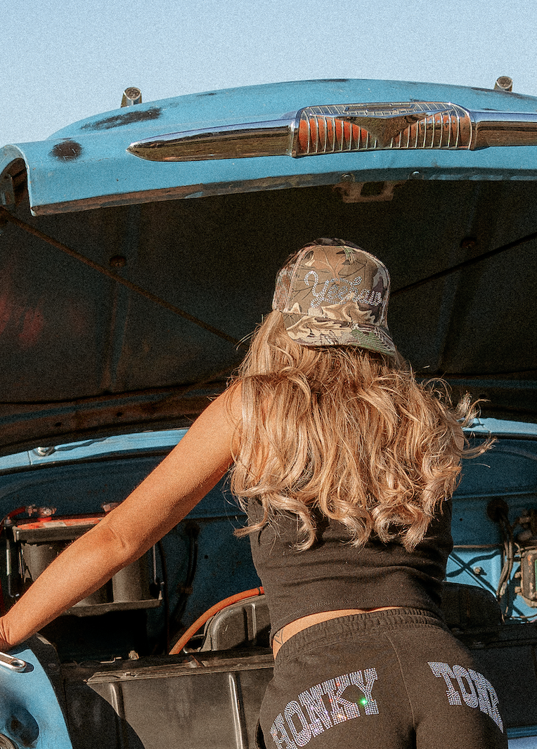Yeehaw Rhinestone Trucker Hat