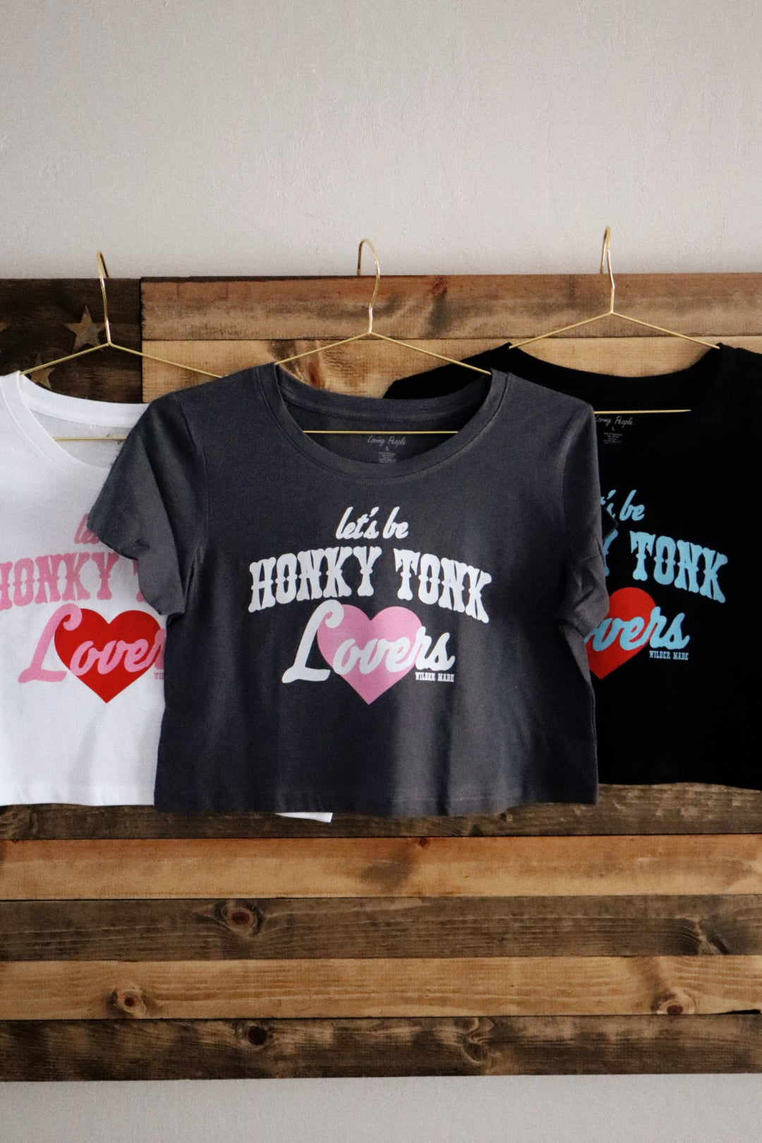 Honky Tonk Lovers Crop Tee