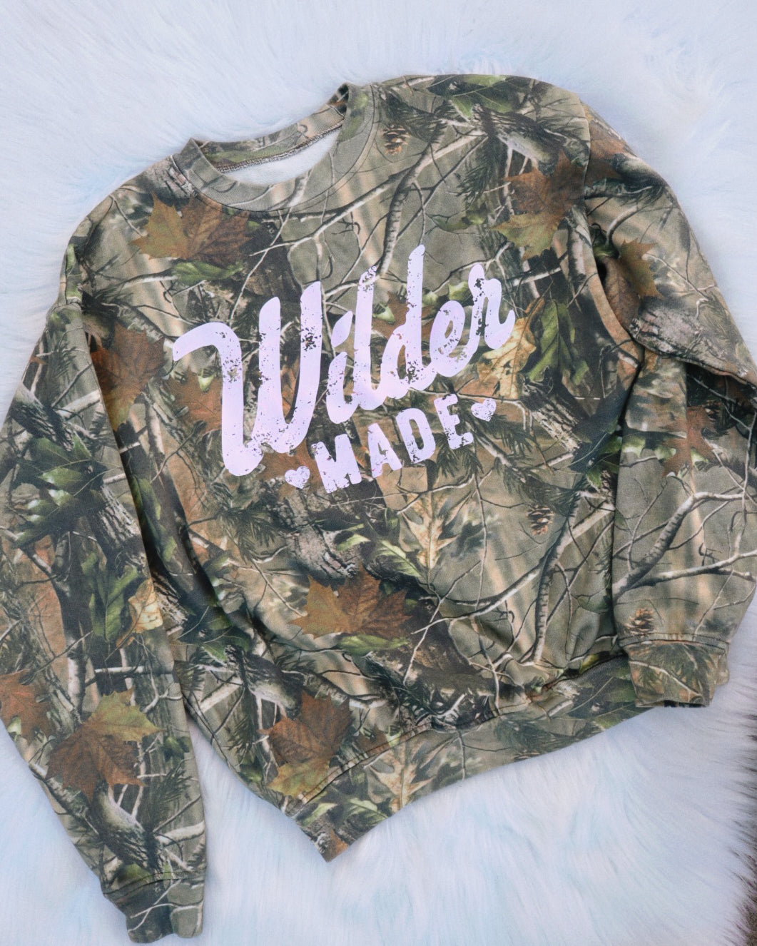 Wilder Made Camo Crewneck