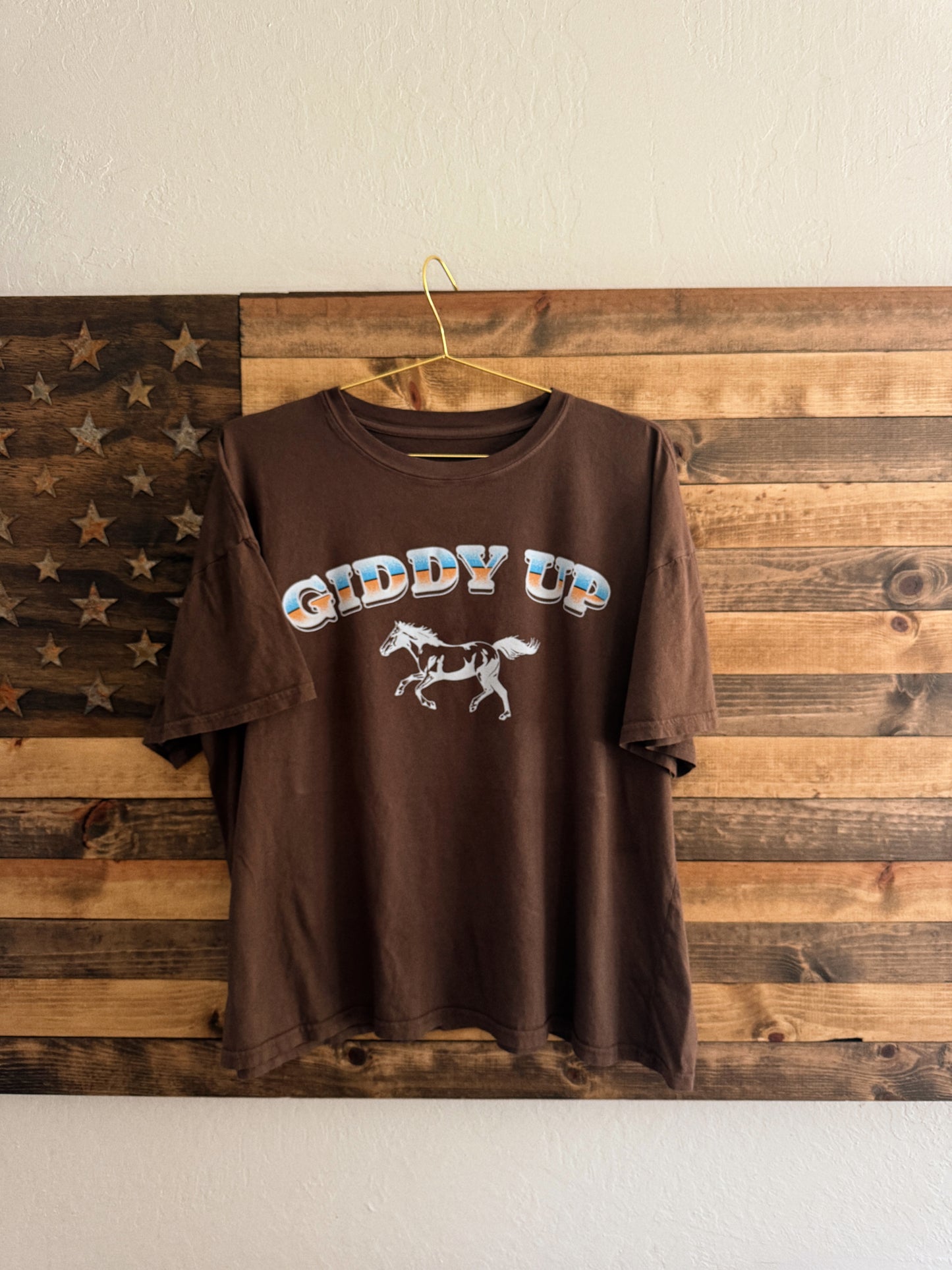 Giddy Up Boyfriend Tee