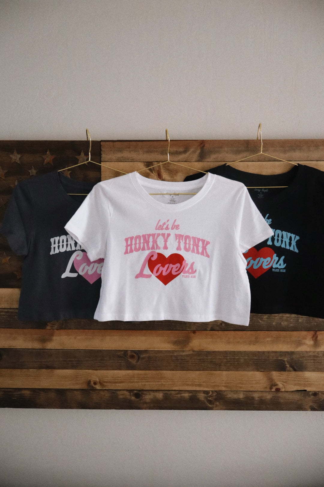 Honky Tonk Lovers Crop Tee