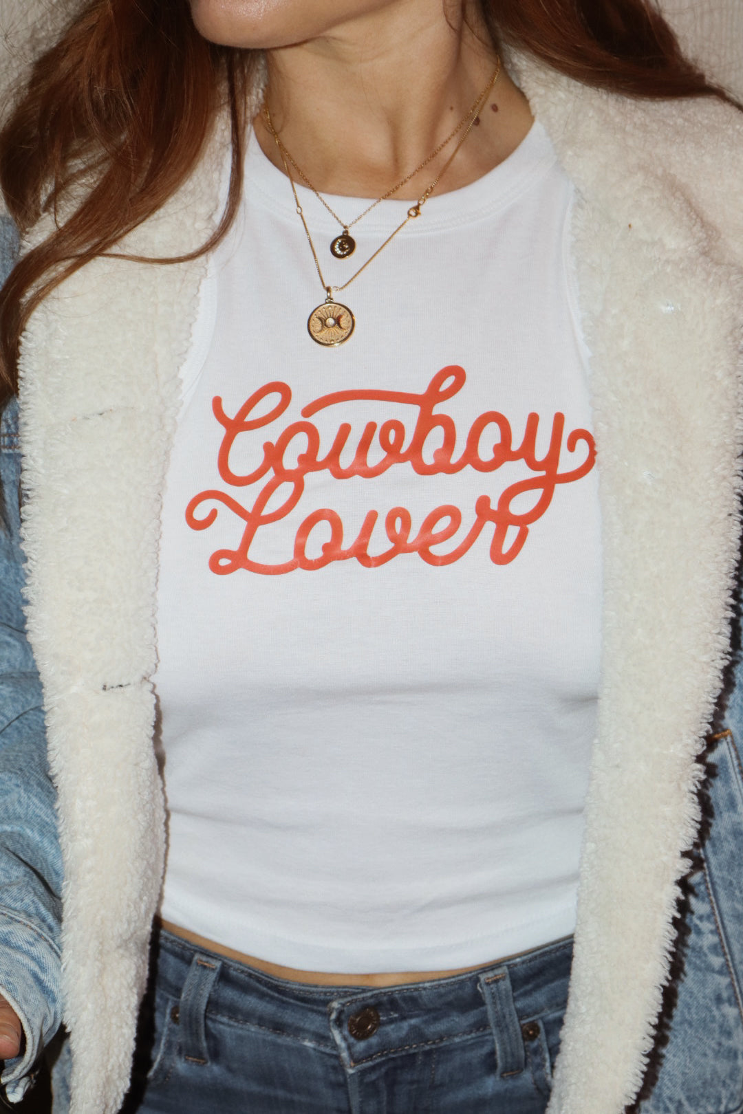 Cowboy Lover Micro Ribbed Tank