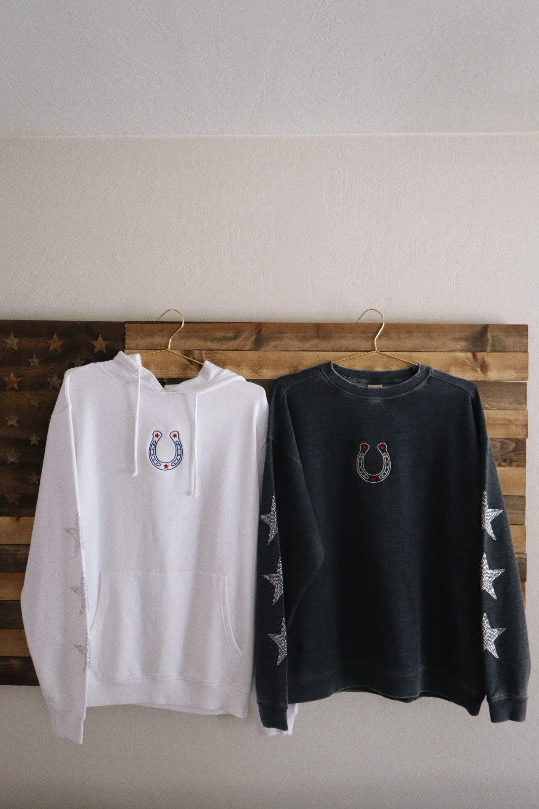 American Cowgirl Rhinestone Hoodie/Crewneck