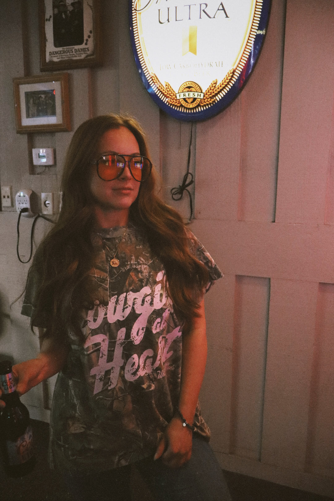 Cowgirl at Heart Camo Tee