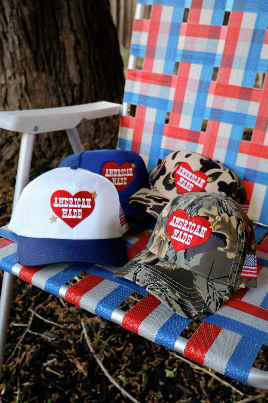 American Made Embroidered Trucker Hat