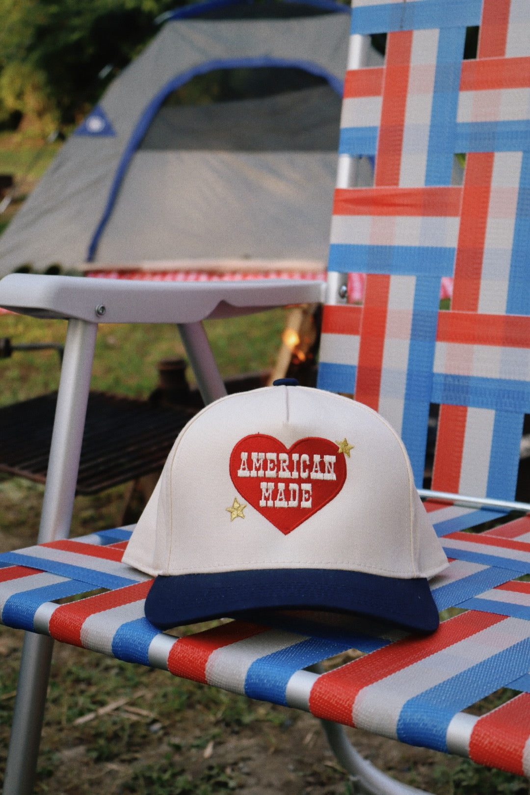 American Made Embroidered Trucker Hat