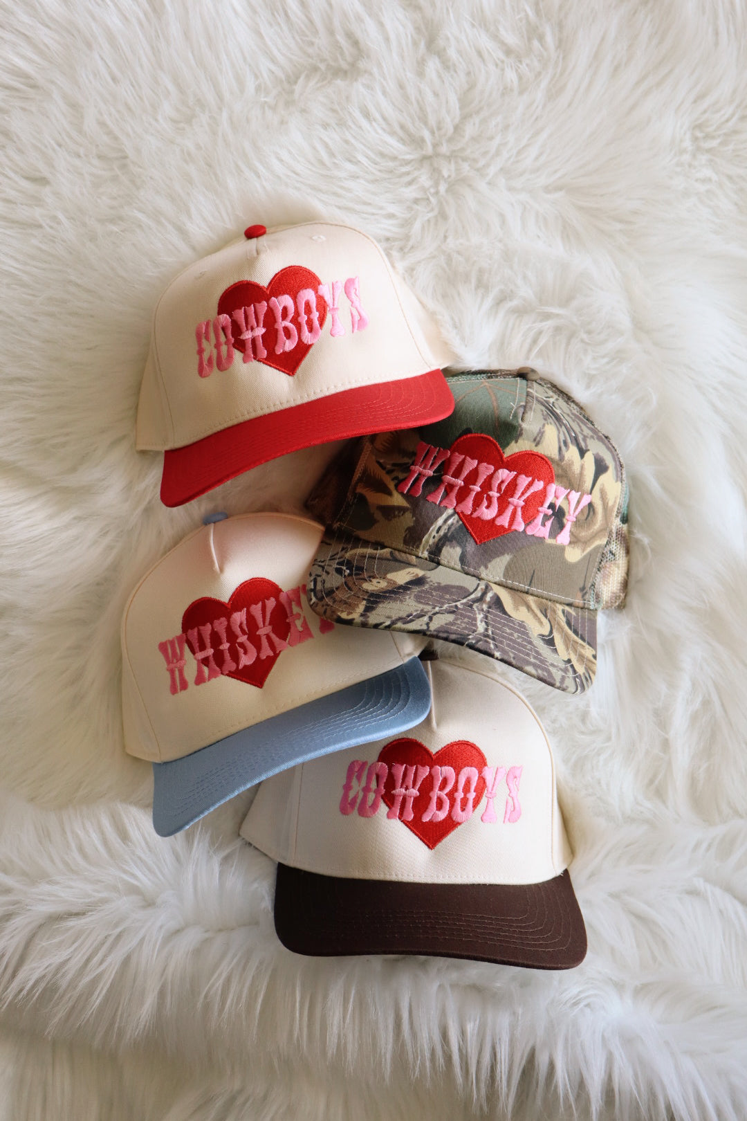 Western Love Embroidered Trucker Hat (Customizable!)