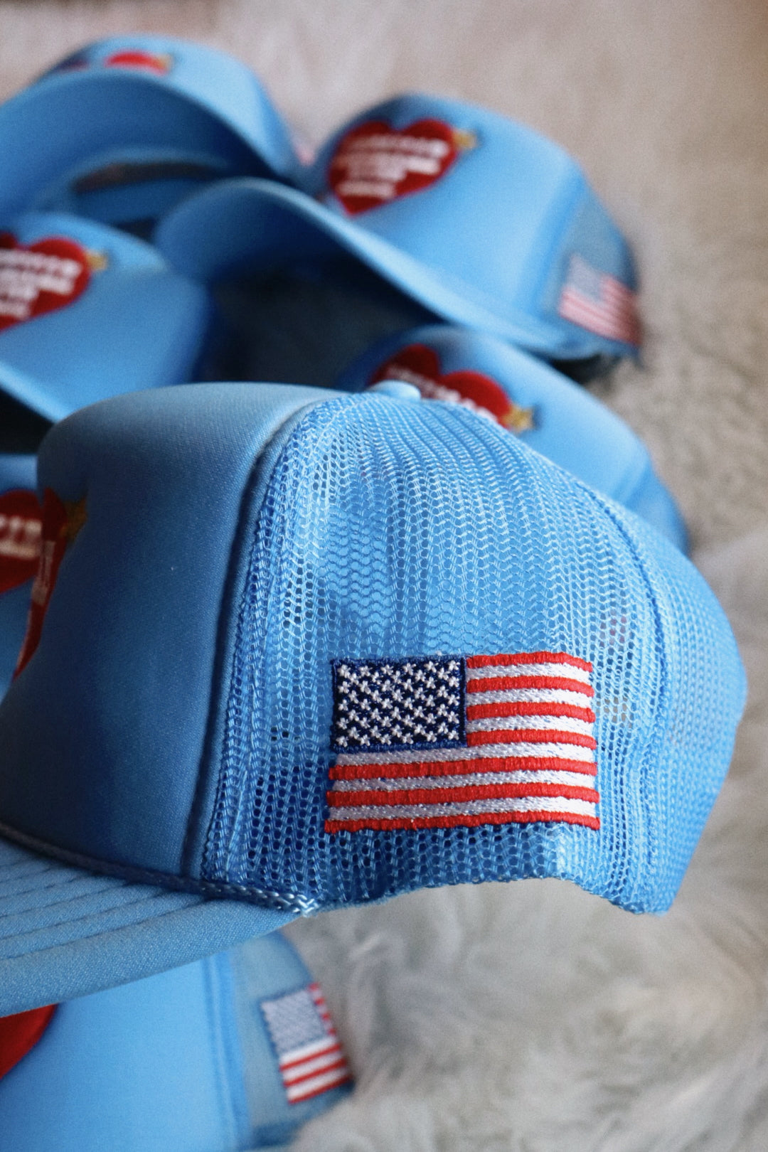 American Made Embroidered Trucker Hat