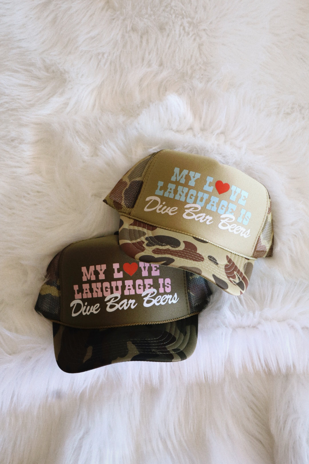 My Love Language Custom Trucker Hat