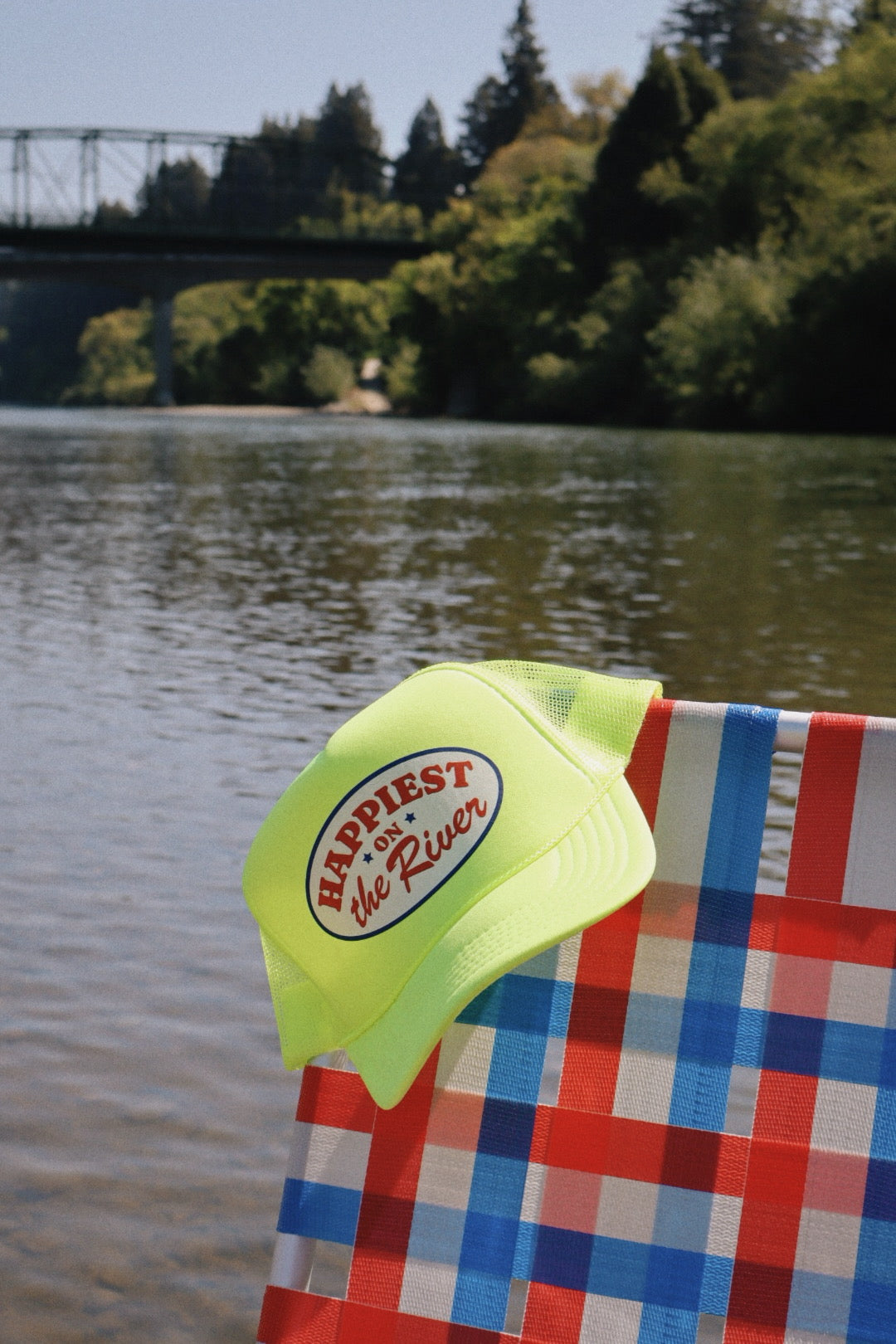 Happiest on the Lake/River Trucker Hat