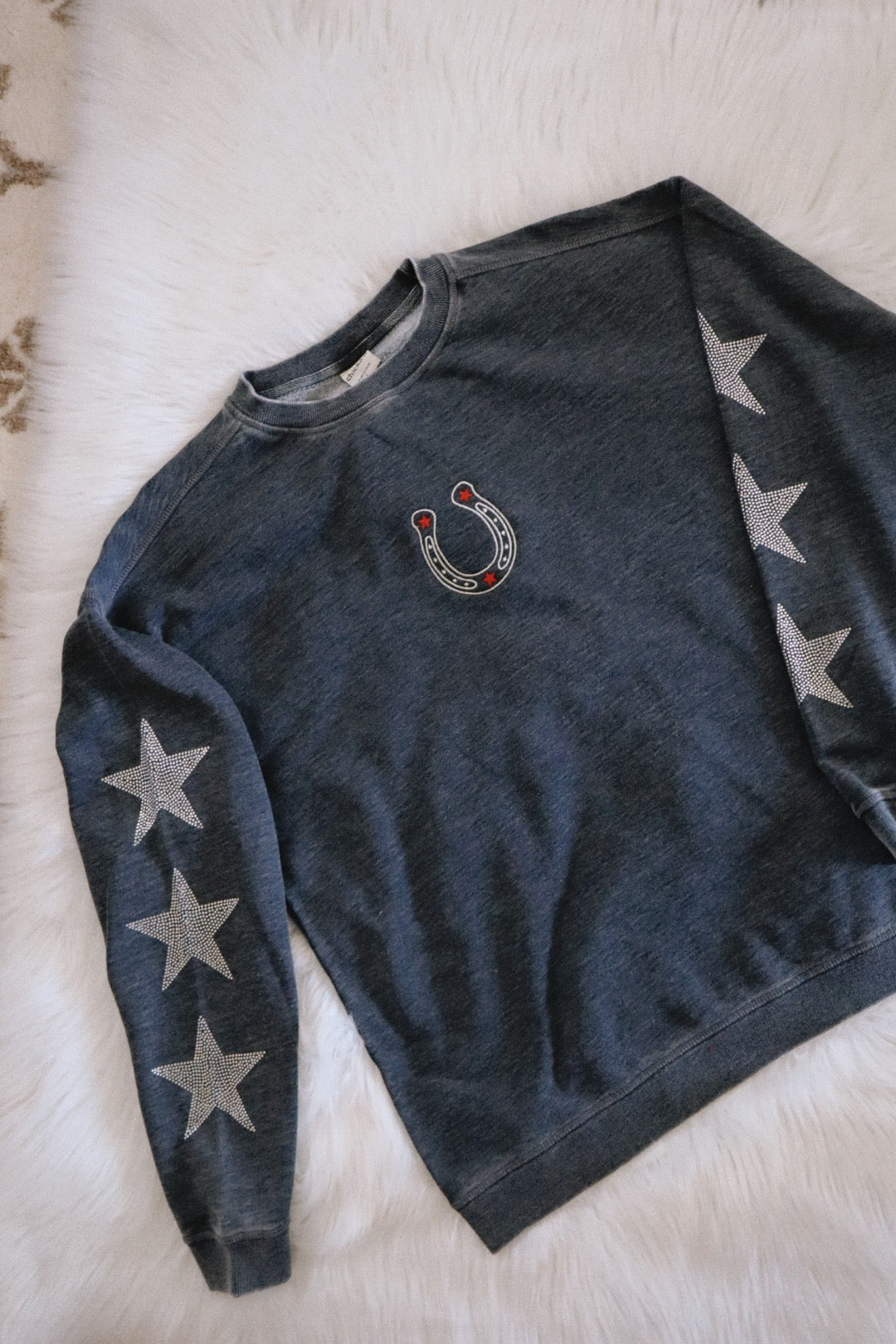 American Cowgirl Rhinestone Hoodie/Crewneck