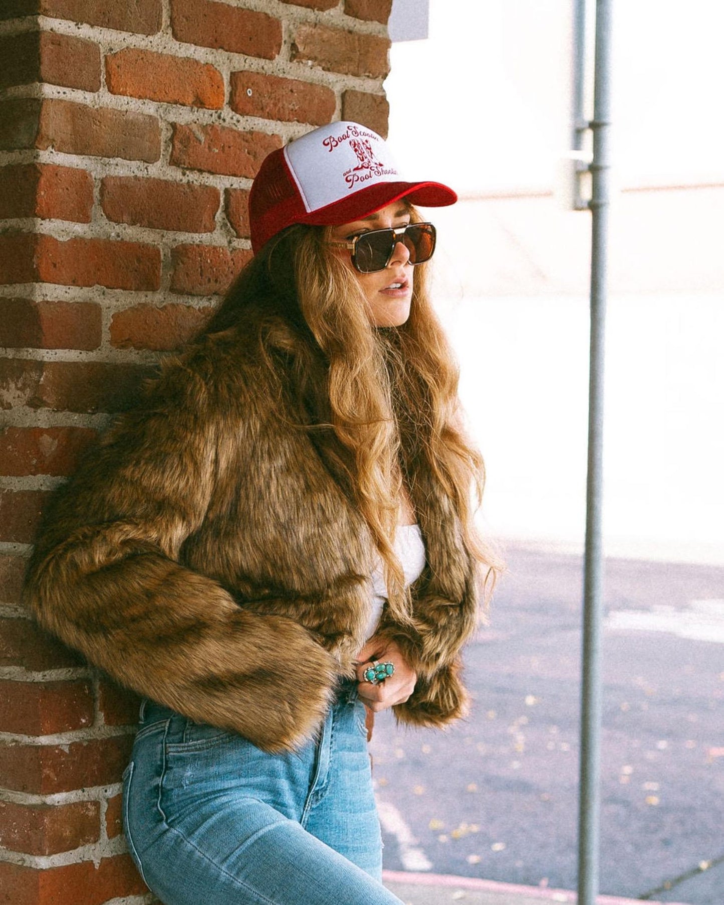 Boot Scootin' & Pool Shootin' Cowgirl Trucker Hat