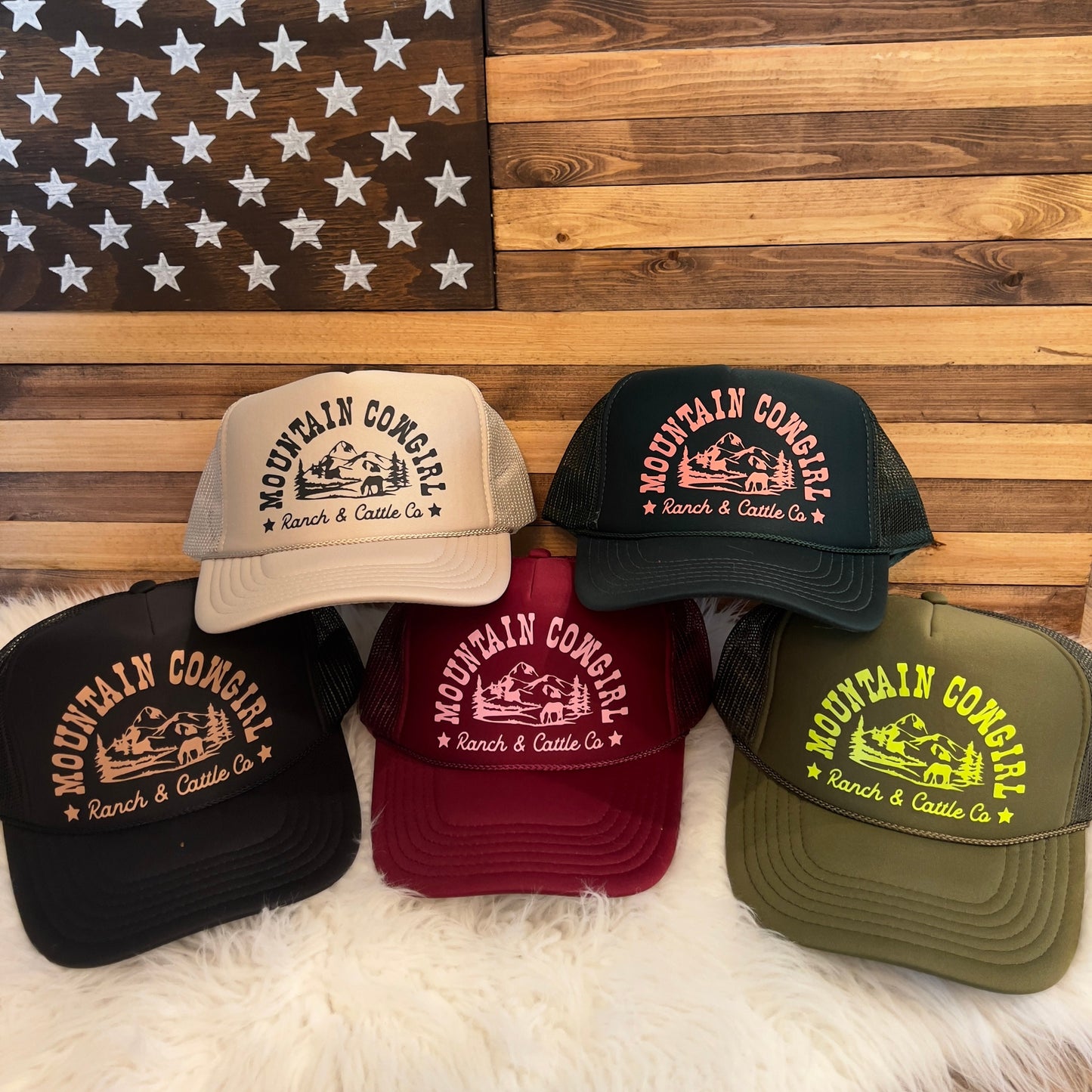 Mountain Cowgirl Trucker Hat