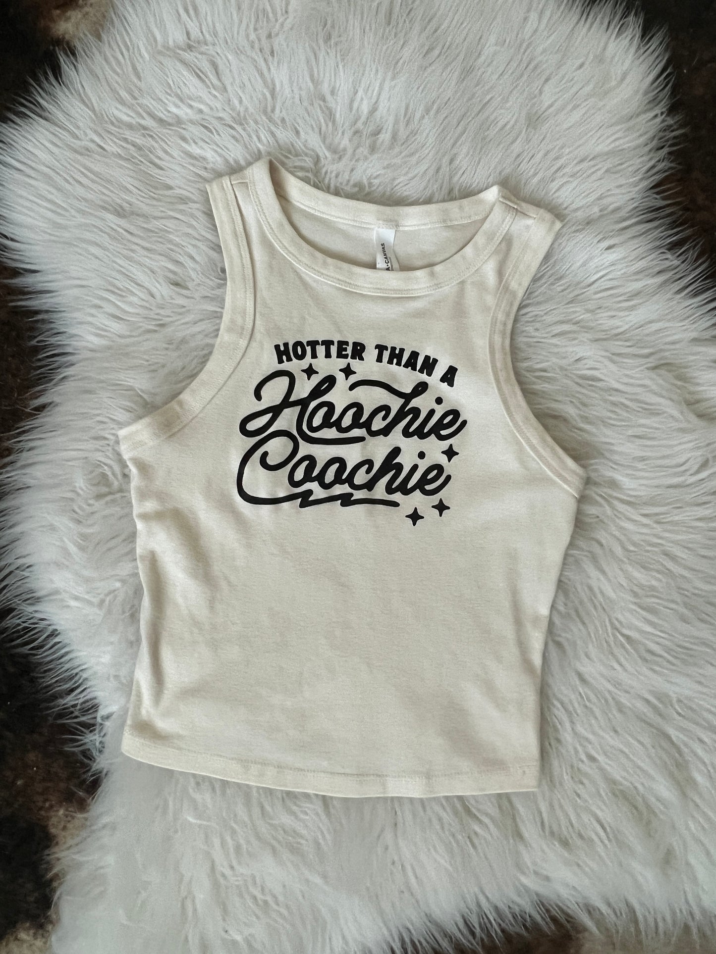 Hoochie Coochie Micro Ribbed Racerback Tank