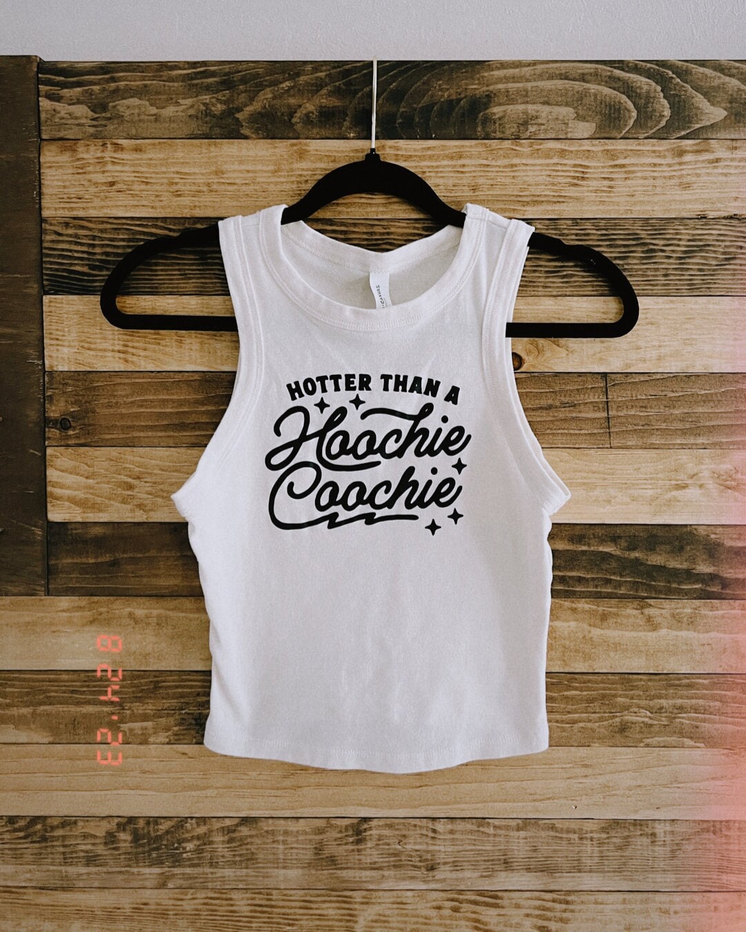 Hoochie Coochie Micro Ribbed Racerback Tank