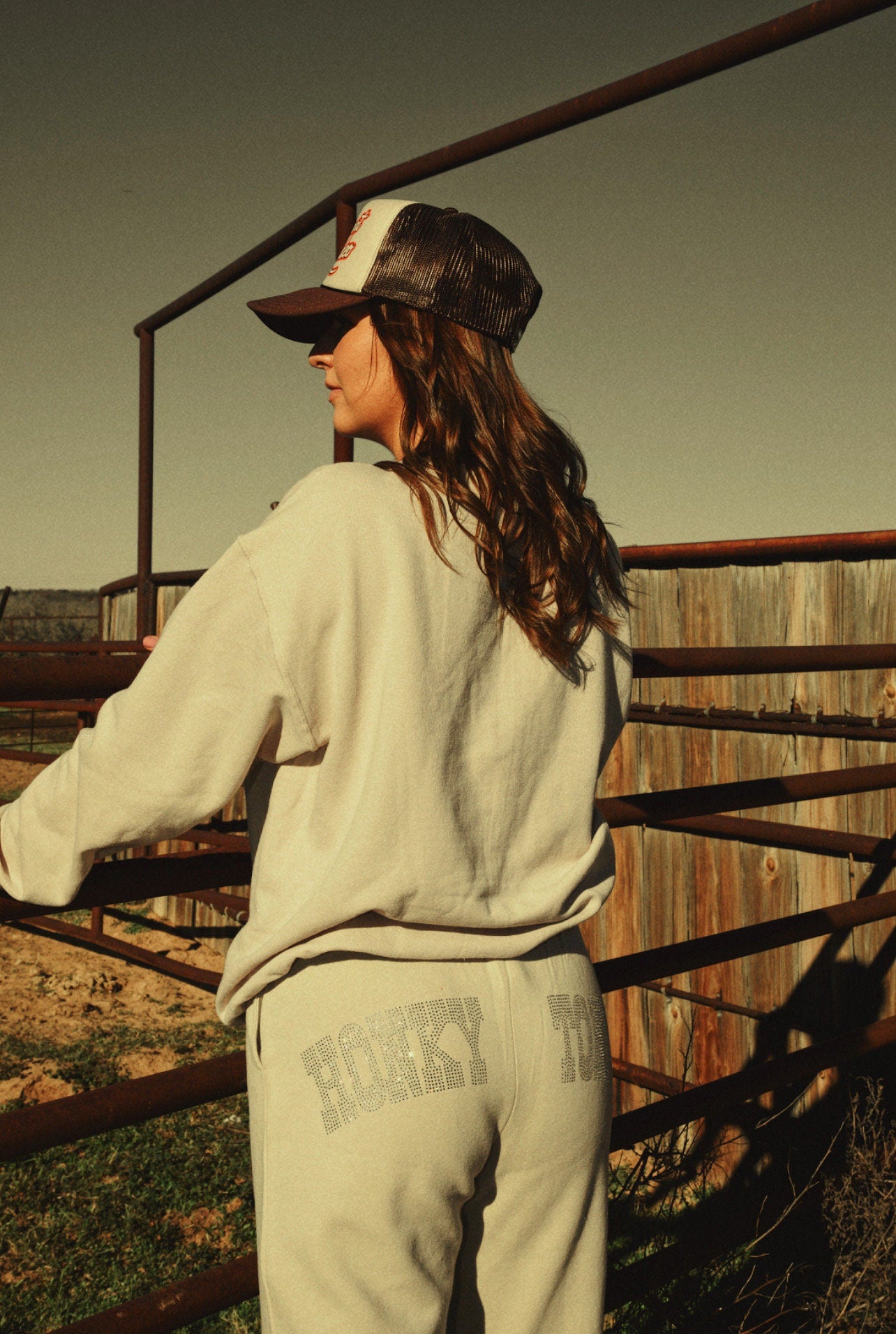 Honky Tonk Rhinestone Sweatpants