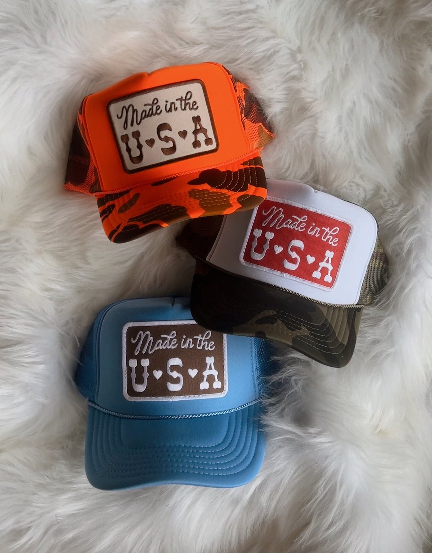 Made In the USA Patch Trucker