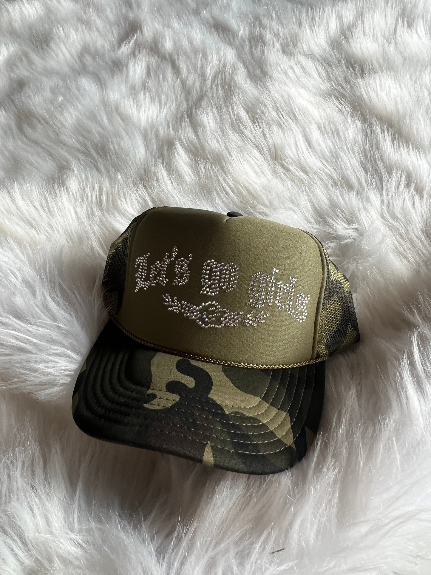 Let’s Go Girls Rhinestone Trucker Hat
