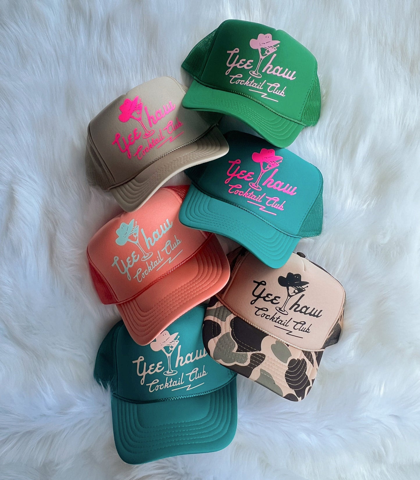 Yeehaw Cocktail Club Trucker Hat