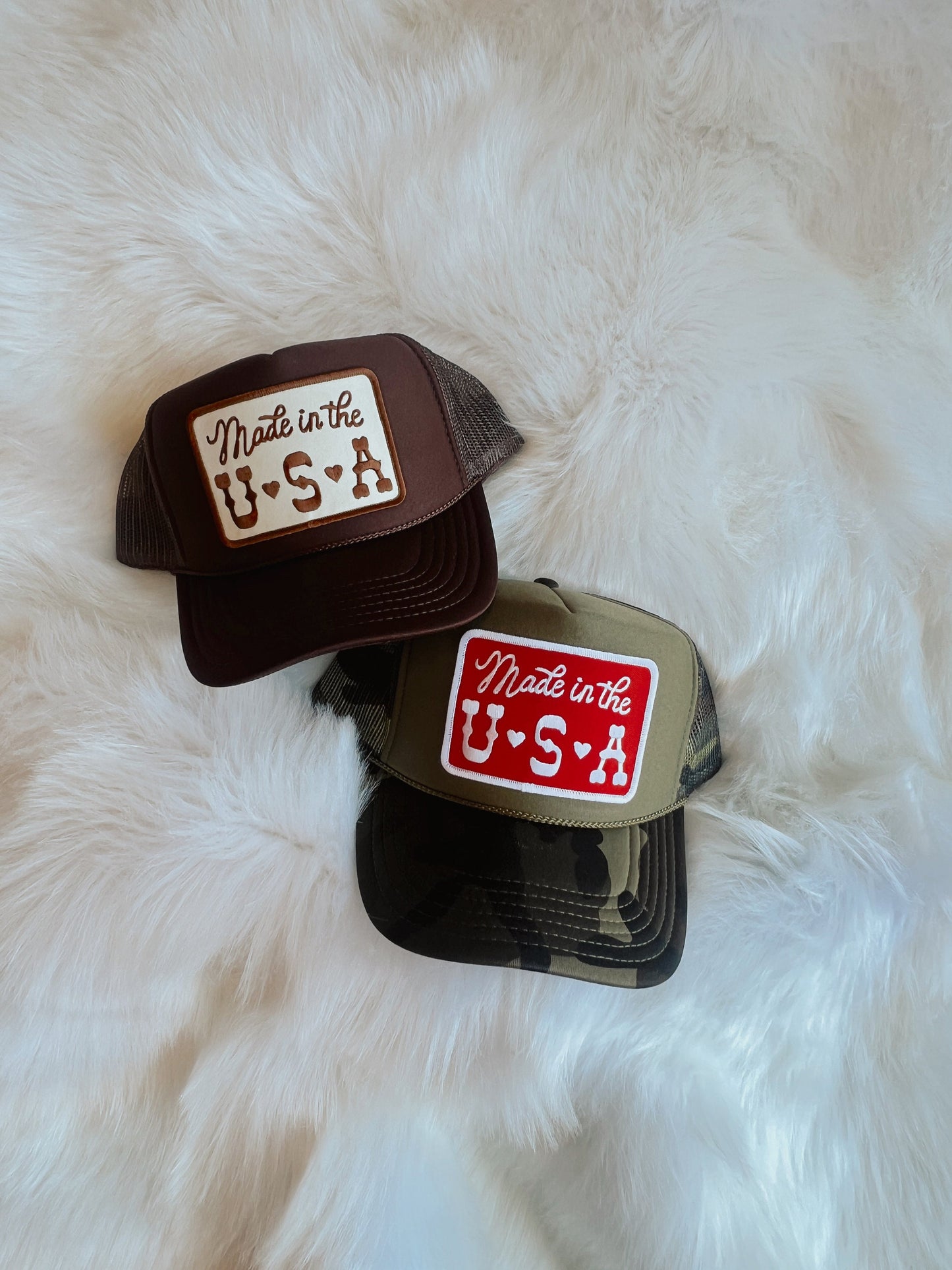 Made In the USA Patch Trucker