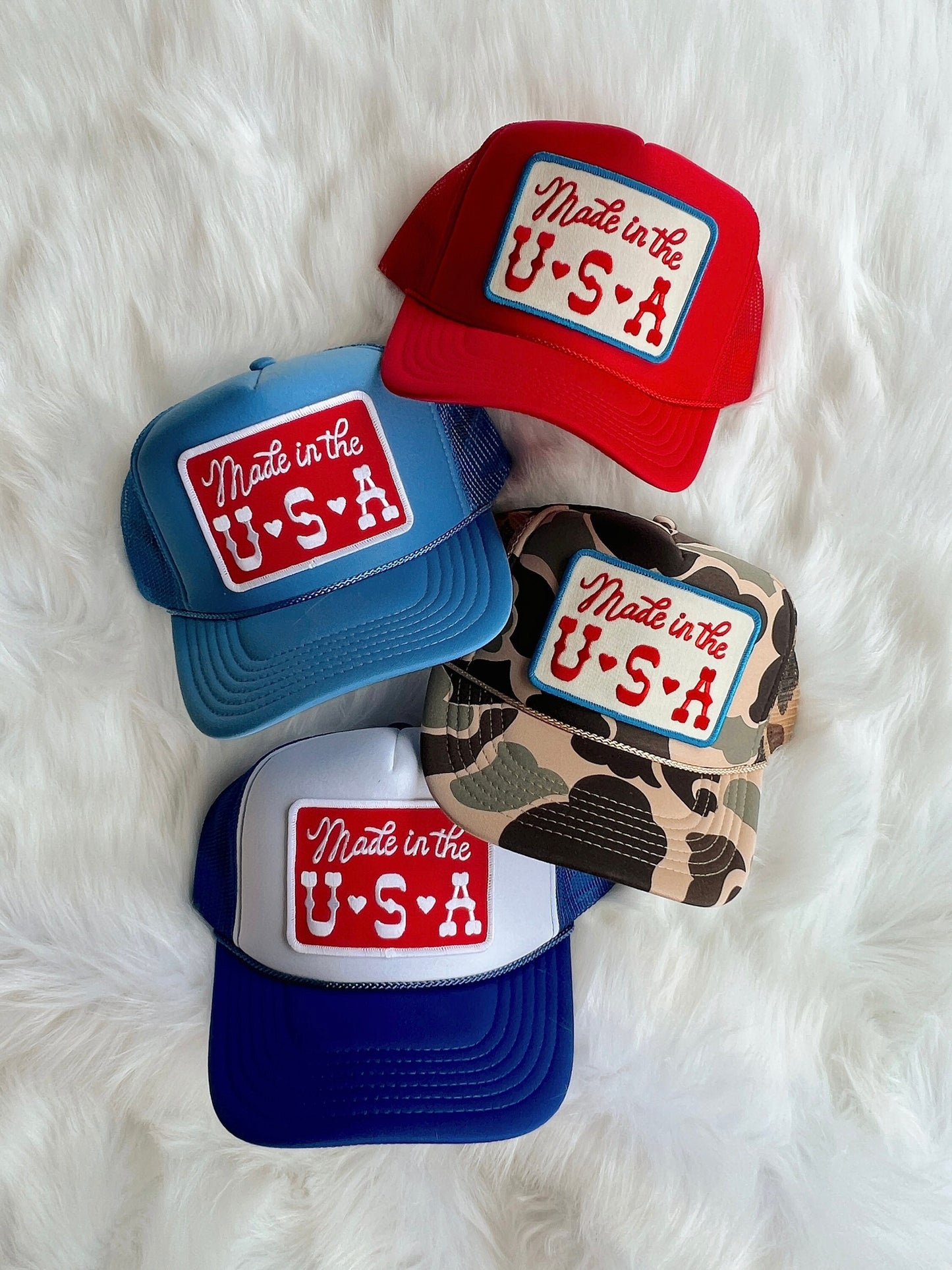 Made In the USA Patch Trucker
