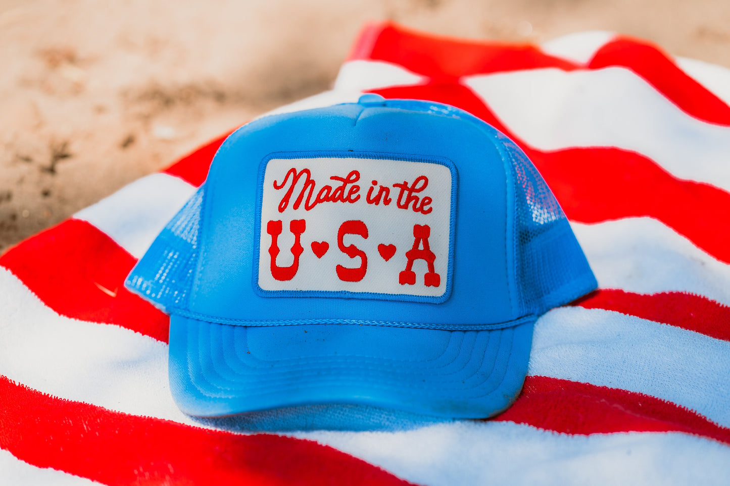 Made In the USA Patch Trucker
