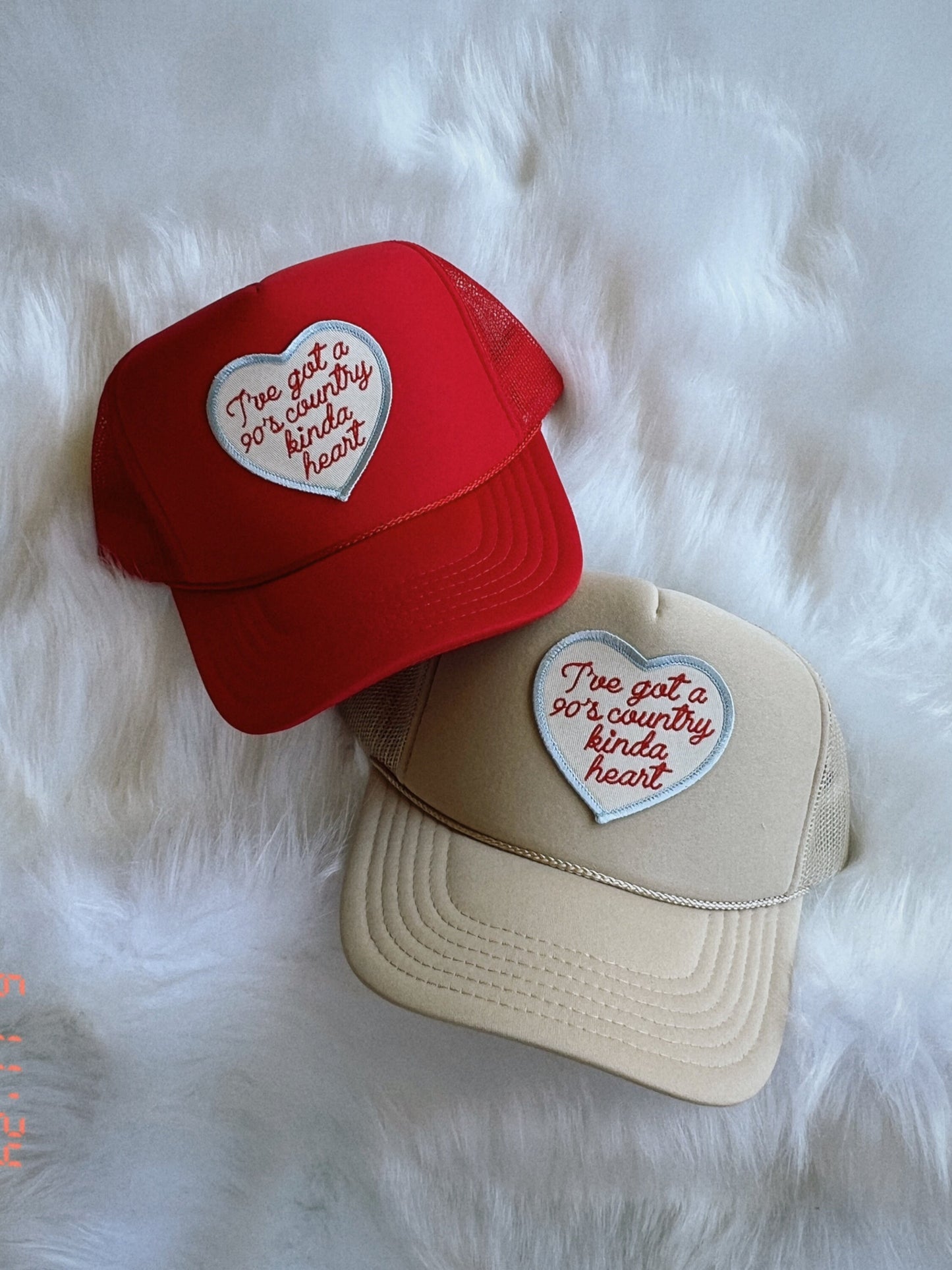 90’s Country Kinda Heart Patch Trucker Hat