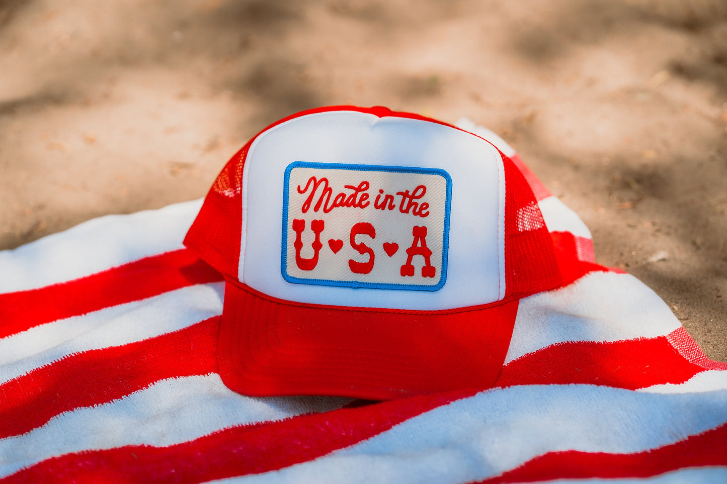Made In the USA Patch Trucker