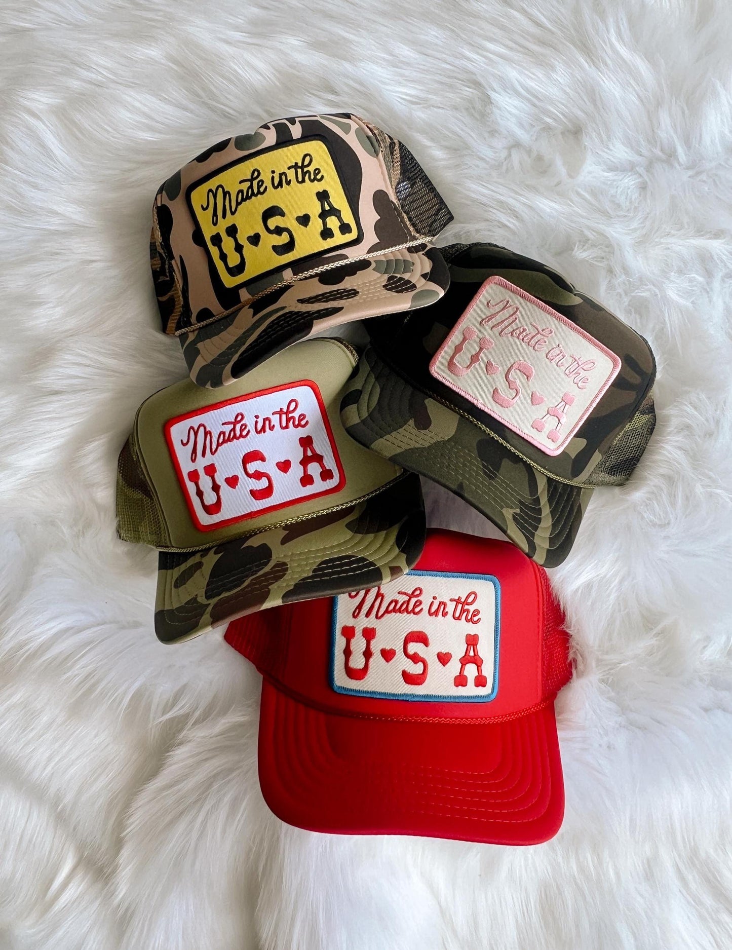 Made In the USA Patch Trucker